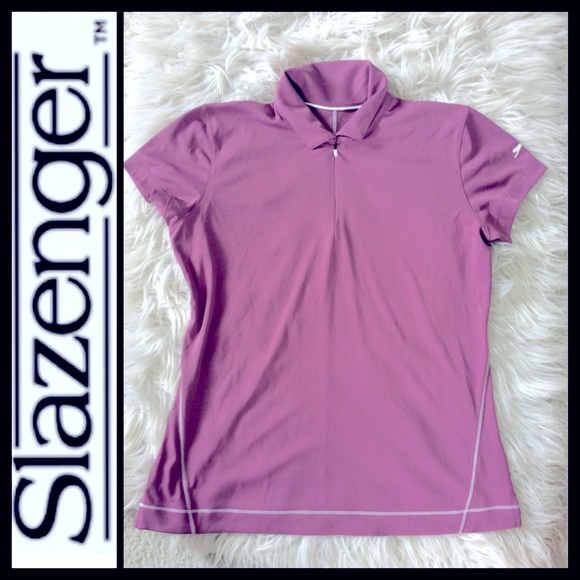 Slazenger Tops Slazenger Womens Quarter Zip Golf Polo Poshmark